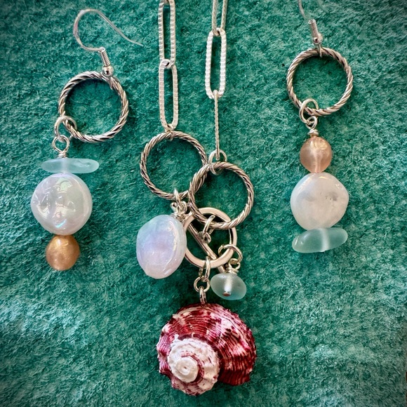 Jewelry - 🌊 TideSong Shell & Sea Glass Set